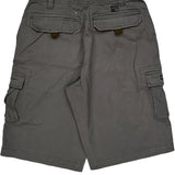 Fubu Cargo Shorts - 31W 11L Gray Cotton