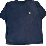 Carhartt T-Shirt - 2XL Navy Cotton