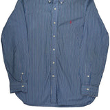 Ralph Lauren Striped Shirt - Medium Blue Cotton