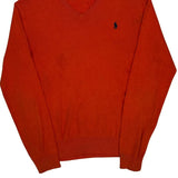 Polo By Ralph Lauren Jumper - Small Orange Cotton