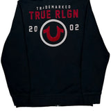 True Religion Hoodie - Medium Black Cotton