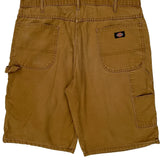 Dickies Carpenter Shorts - 36W 10L Brown Cotton