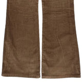 518 Levis Bell Bottoms Pants - 30W US 4 Brown Corduroy
