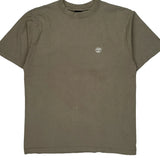 Timberland T-Shirt - Small Khaki Cotton