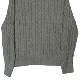 Polo By Ralph Lauren Cable Knit Sweater - XL Gray Cotton