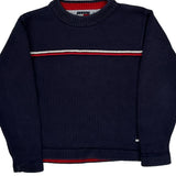 Age 4 Tommy Hilfiger Striped Sweater - XS Navy Cotton