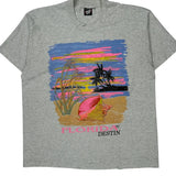 Single Stitch Florida Destin Screen Stars Graphic T-Shirt - XL Multicoloured Cotton Blend