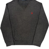 Polo By Ralph Lauren Sweatshirt - XL Gray Cotton Blend