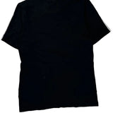 Adidas Striped T-Shirt - Small Green Cotton