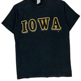 Iowa Anvil College T-Shirt - Large Black Cotton