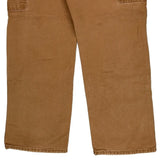 Unbranded Double Knee Carpenter Pants - 33W 31L Brown Cotton