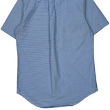 Ralph Lauren Checked Short Sleeve Shirt - Small Blue Cotton