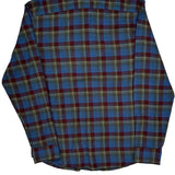 Wrangler Checked Flannel Shirt - Medium Green Cotton