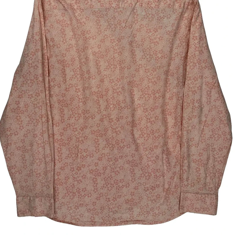 Armani Exchange Floral Shirt - Medium Pink Cotton
