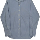 Polo By Ralph Lauren Striped Shirt - Large Blue Cotton