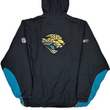 Jacksonville Jaguars Reebok Football Windbreaker - 2XL Black Polyester
