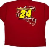 Jeff Gordon Nascar T-Shirt - 3XL Red Cotton