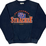 Syracuse Orangemen Lee Sport College Sweatshirt - Large Navy Cotton