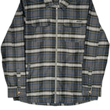 Oakley Checked Flannel Shirt - 2XL Gray Cotton