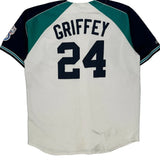 Seattle Mariners Majestic Mlb Jersey - Large Green Polyester