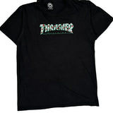 Magazine Thrasher Graphic T-Shirt - Medium Black Cotton