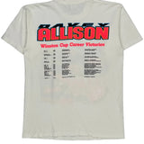 Single Stitch Texaco Havoline Racing Premier Sportswear Nascar T-Shirt - Medium White Cotton