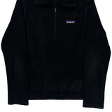 Patagonia Fleece 1/4 Zip - Small Black Polyester