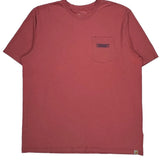 Carhartt Tall T-Shirt - 2XL Red Cotton Blend