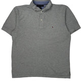 Tommy Hilfiger Polo Shirt - 2XL Grey Cotton