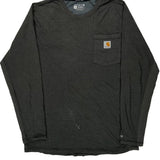 Force Carhartt Long Sleeve T-Shirt - Medium Grey Cotton