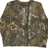Realtree Long Sleeve T-Shirt - 2XL Camo Cotton