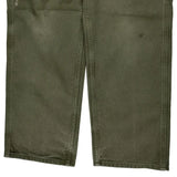 Carhartt Double Knee Carpenter Trousers - 32W 30L Green Cotton