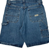Wrangler Denim Shorts - 32W 10L Blue Cotton