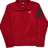 The North Face Fleece - Medium Red Polyester