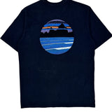 Responsibili-Tee Patagonia Graphic T-Shirt - Small Navy Polyester Blend