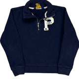 Age 5 Polo By Ralph Lauren 1/4 Zip - Small Navy Cotton