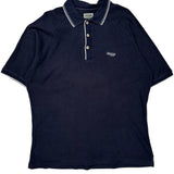 Made In USA Guess Polo Shirt - Large Navy Cotton