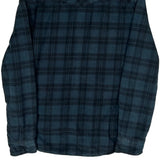 True Religion Checked Flannel Shirt - Small Blue Cotton