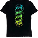 Skateboarding Santa Cruz T-Shirt - Small Black Cotton