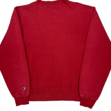 Boston U. Champion College Sweatshirt - Large Red Cotton