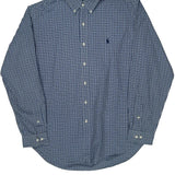 Ralph Lauren Checked Shirt - Large Blue Cotton