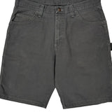 Wrangler Carpenter Shorts - 34W 10L Gray Cotton