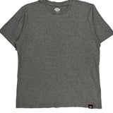Dickies T-Shirt - Large Gray Cotton