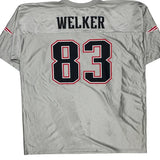 New England Patriots N.F.L. Team Apparel Nfl Jersey - 2XL Grey Polyester
