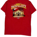 San Antonio, Tx Harley Davidson Graphic T-Shirt - XL Red Cotton