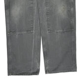 Carhartt Double Knee Carpenter Pants - 34W 34L Gray Cotton