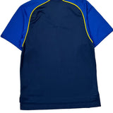 Nike Polo Shirt - Large Blue Polyester