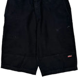 Dickies Shorts - 34W 12L Black Polyester Blend