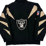 Raiders N.F.L. Pro Line Football Bomber Jacket - Medium Black Nylon
