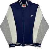 Nike Track Jacket - Medium Blue Cotton